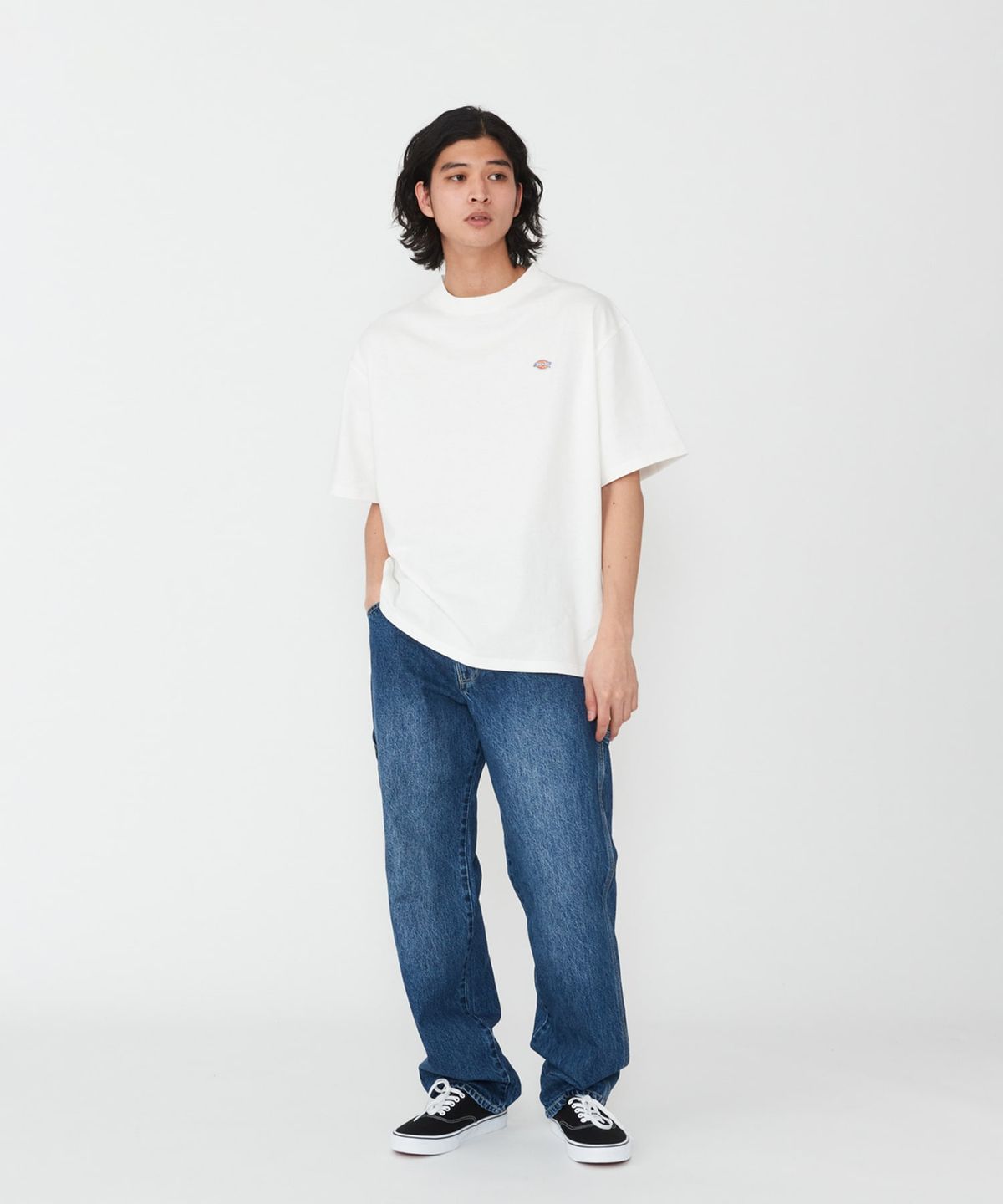 디키즈(DICKIES) KAIHARA DENIM 페인터 팬츠 Medium Blue