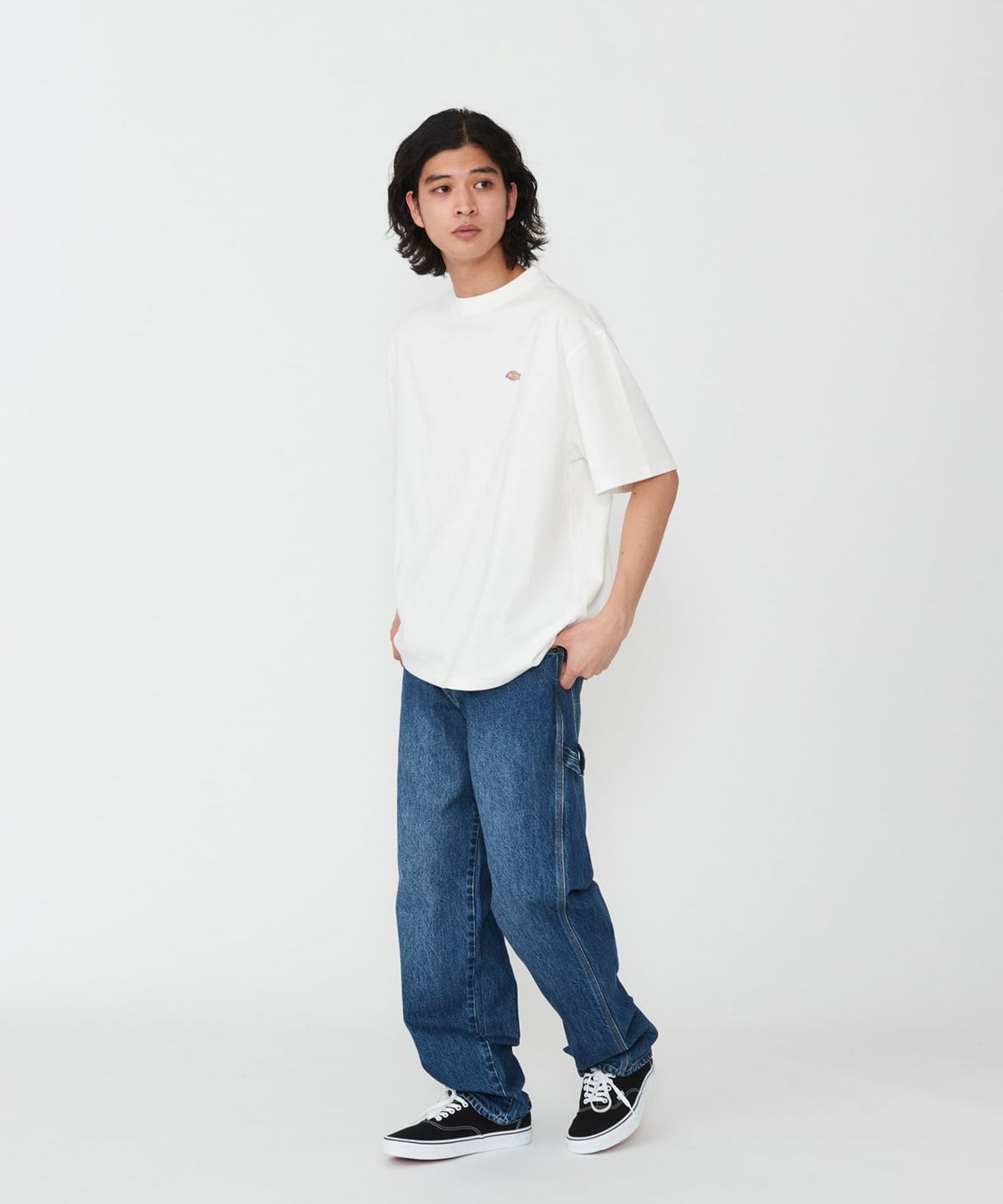디키즈(DICKIES) KAIHARA DENIM 페인터 팬츠 Medium Blue