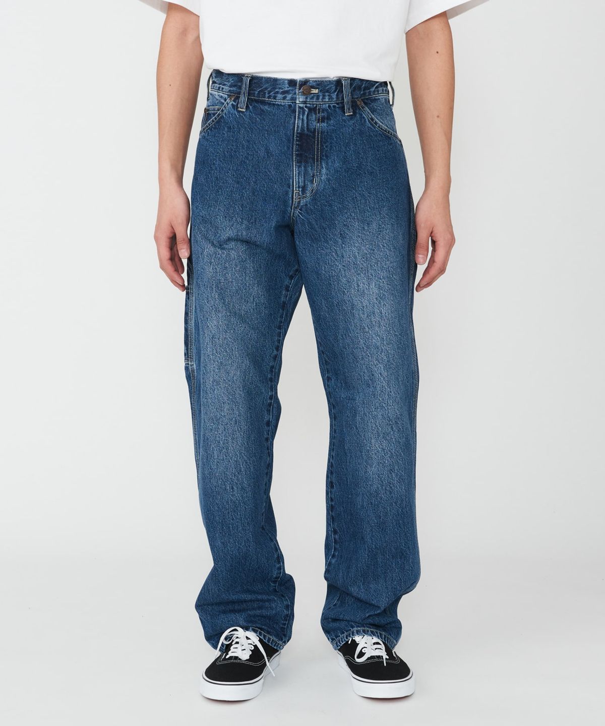 디키즈(DICKIES) KAIHARA DENIM 페인터 팬츠 Medium Blue
