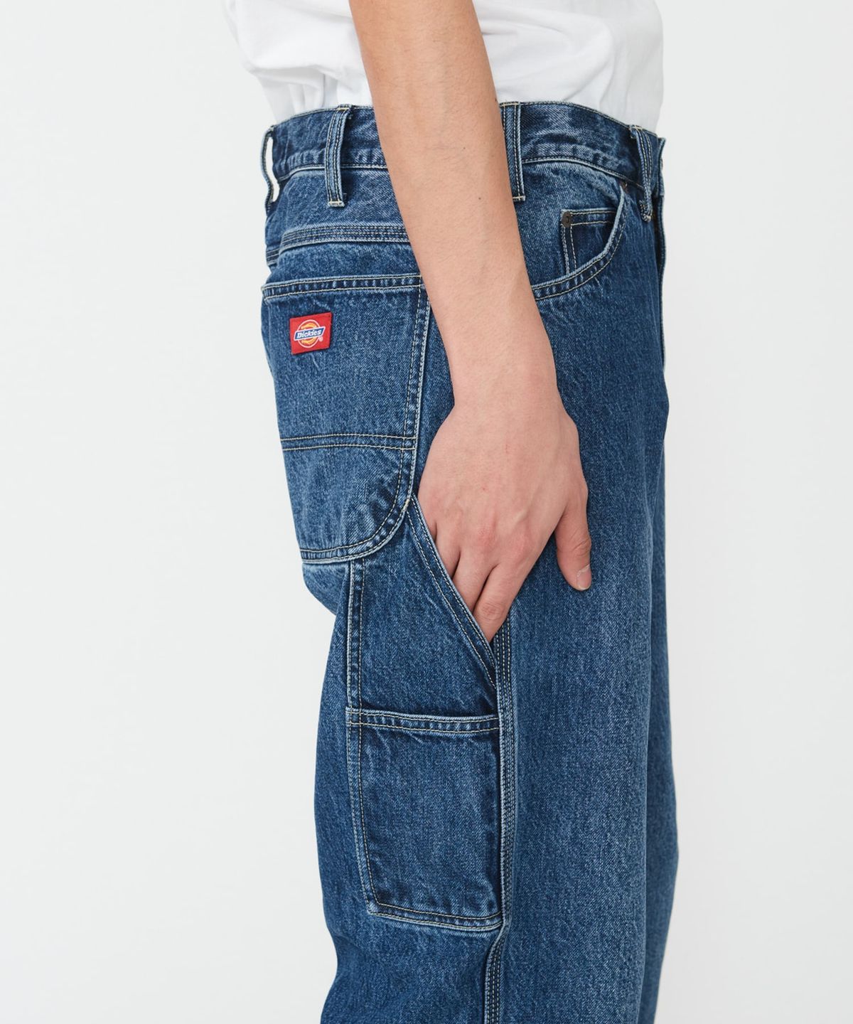 디키즈(DICKIES) KAIHARA DENIM 페인터 팬츠 Medium Blue