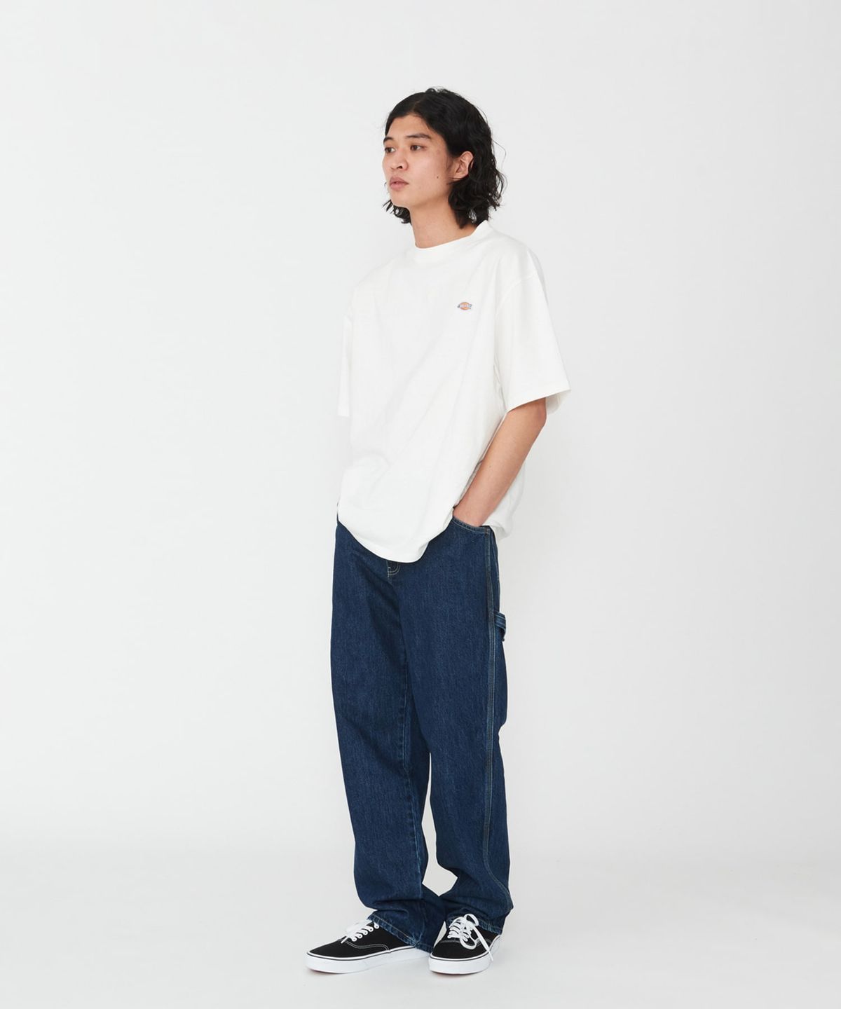 디키즈(DICKIES) KAIHARA DENIM 페인터 팬츠 Dark Blue