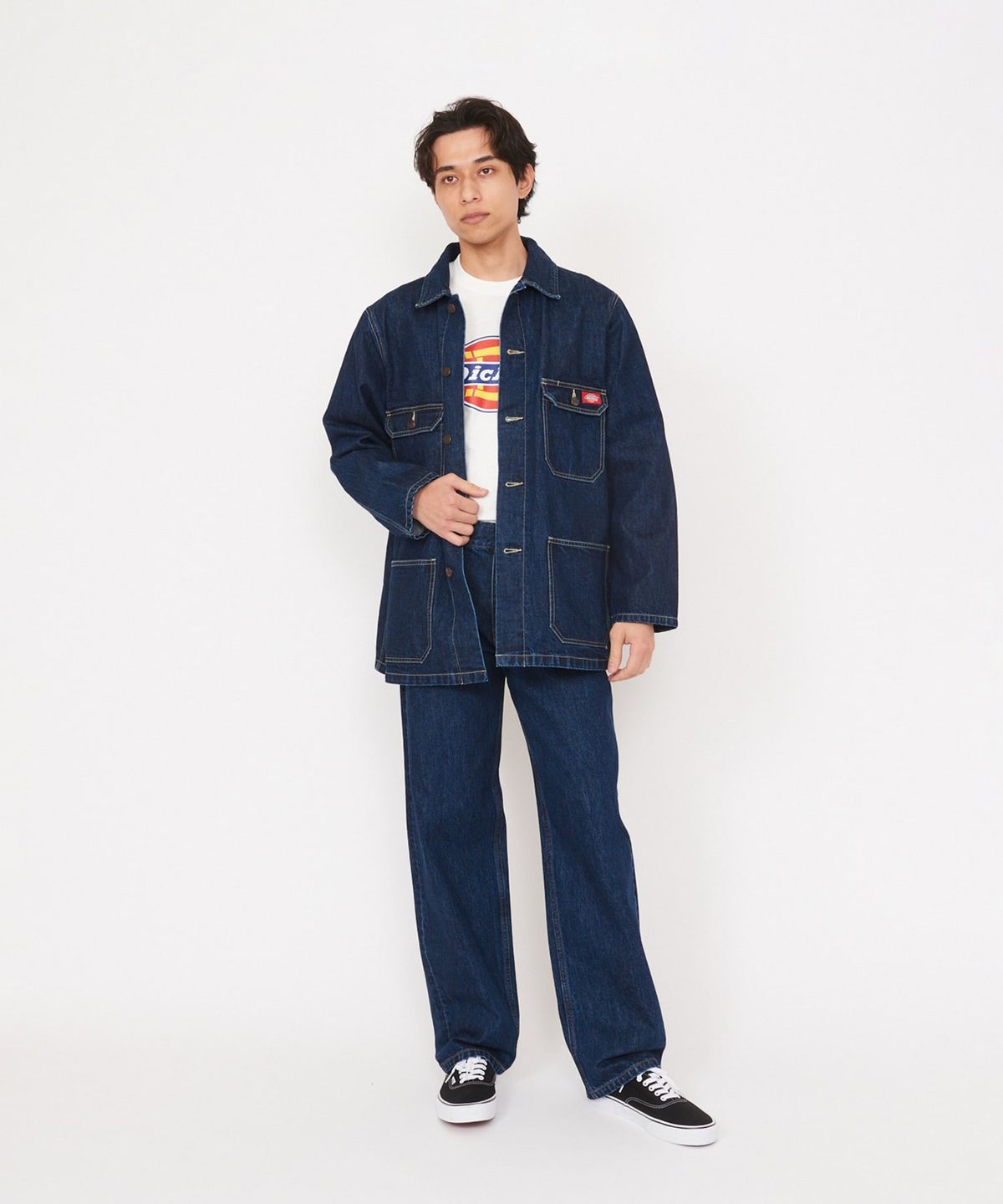 디키즈(DICKIES) KAIHARA DENIM 초어 자켓 Dark Blue