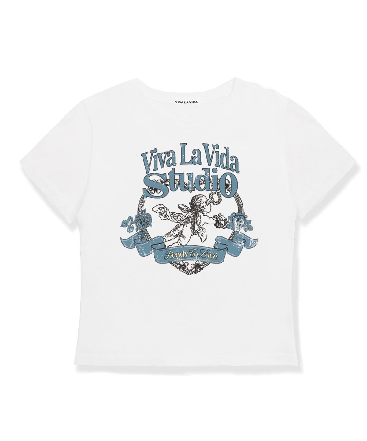 비바라비다(VIVA LA VIDA) Celestial 크롭 반팔 티셔츠