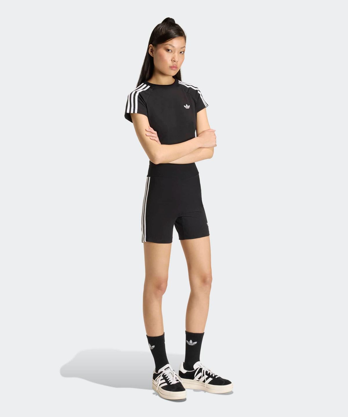 아디다스(ADIDAS) 슈퍼스타 베이비 티셔츠 - 블랙 / KG3700
