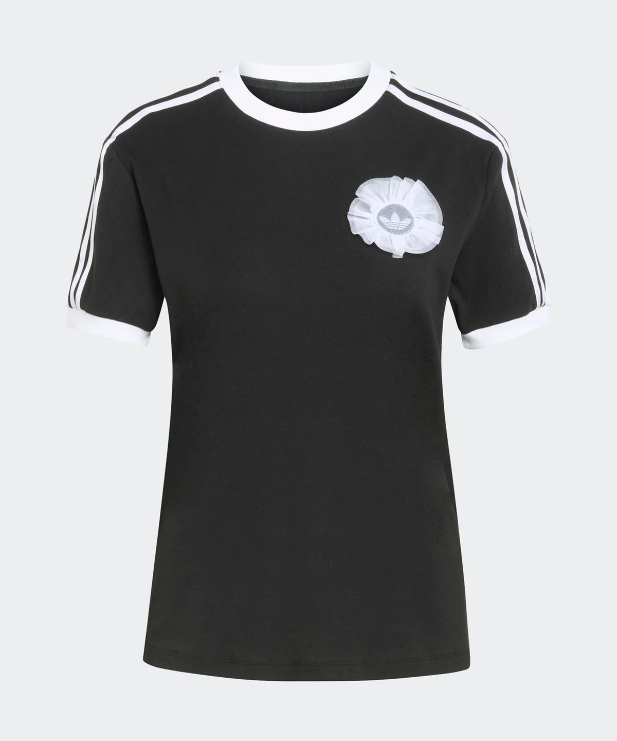 아디다스(ADIDAS) 레이스 브랜딩 티 - 블랙 / KS6559