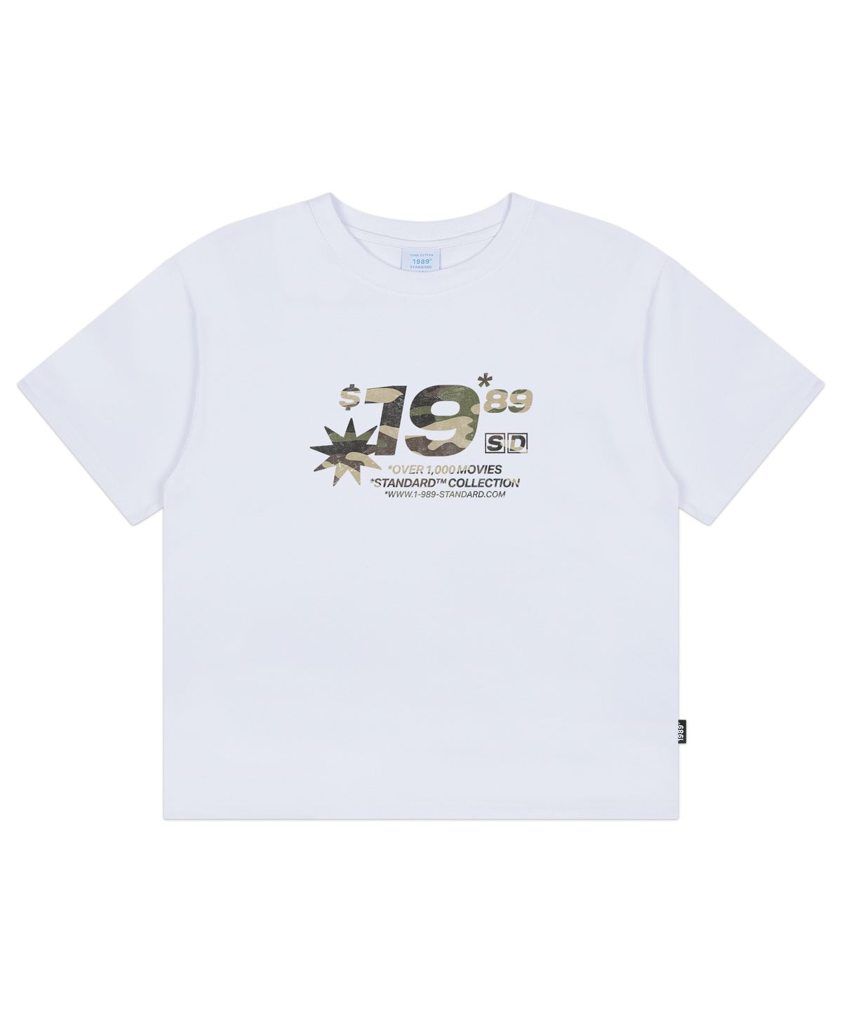 1989스탠다드(1989STANDARD) RENTAL SHOP 쿨코튼 크롭 반소매 (SCTSTD-0224)