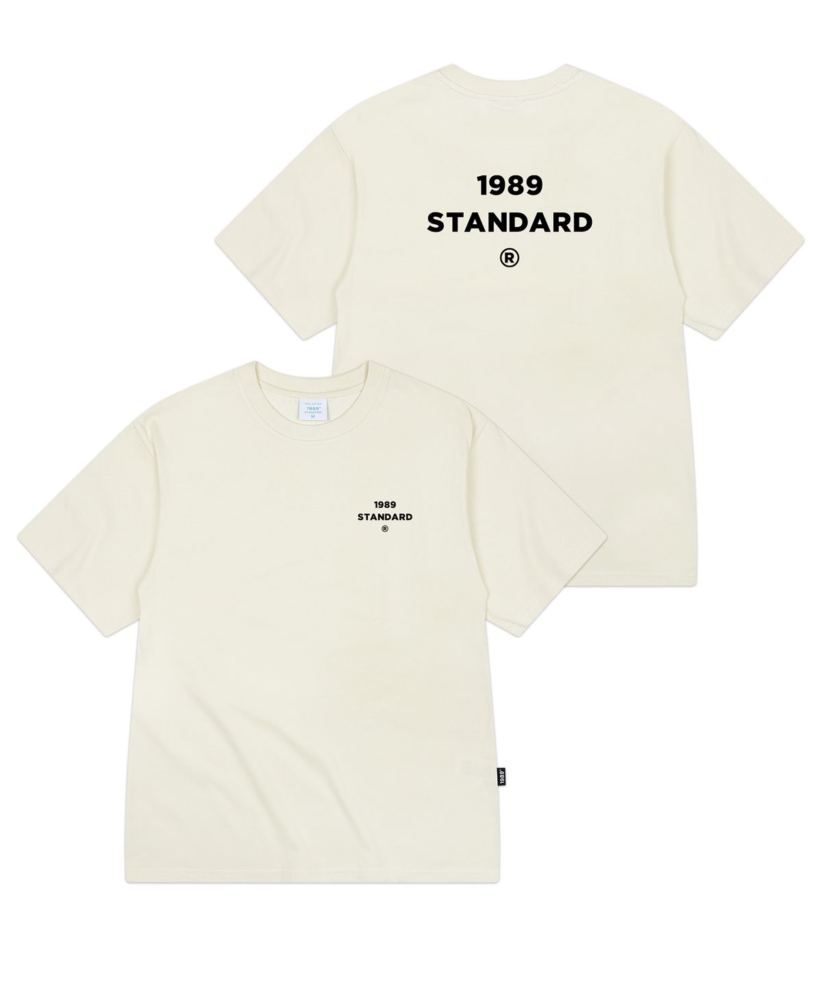 1989스탠다드(1989STANDARD) BACK CENTER 쿨 코튼 오버핏 반소매 (SISSTD-0229)