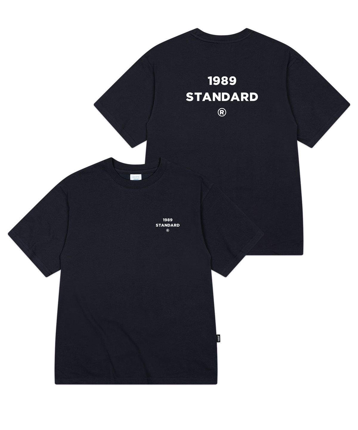 1989스탠다드(1989STANDARD) BACK CENTER 쿨 코튼 오버핏 반소매 (SISSTD-0229)