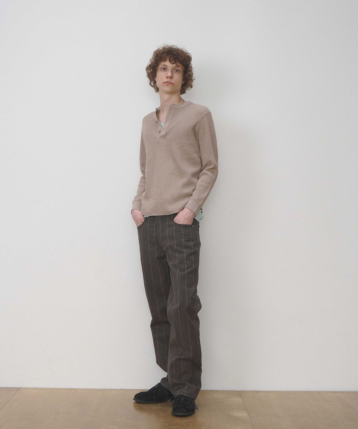세븐틴엔드(17END) M 001 STRIPE DENIM JEANS