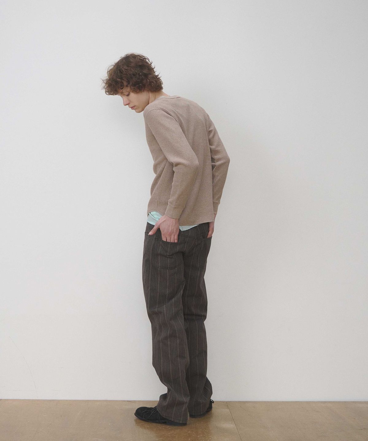 세븐틴엔드(17END) M 001 STRIPE DENIM JEANS