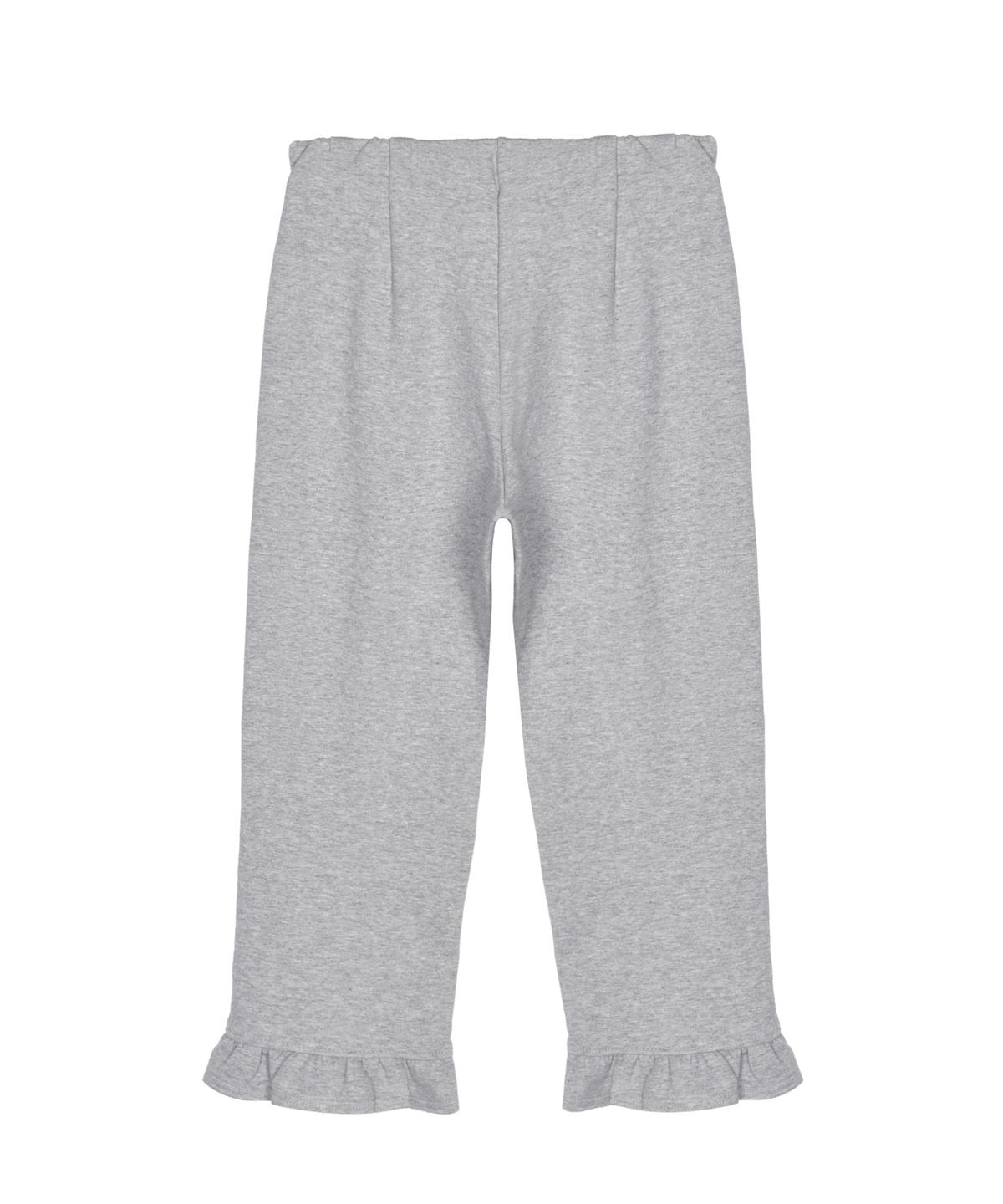 닉앤니콜(NICK&NICOLE) FRILL CAPRI PANTS_GRAY