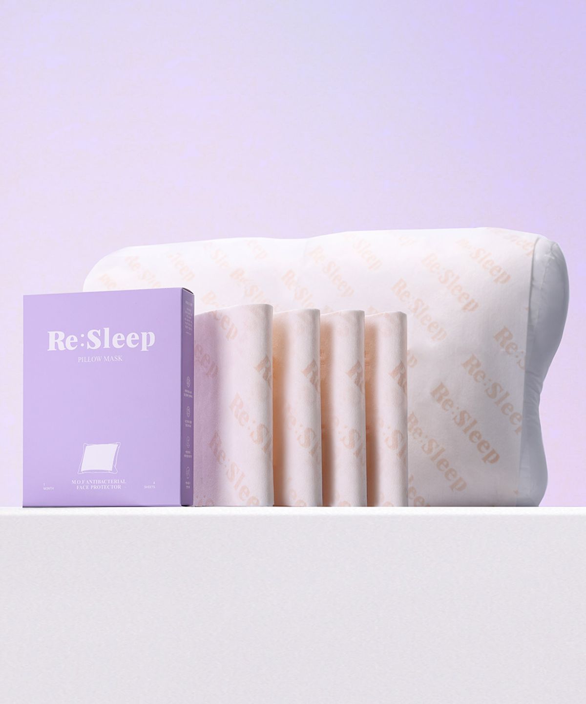 리슬립(RESLEEP) 피부보호 MOF 항균 베개 커버 교체형 (총 4매입)