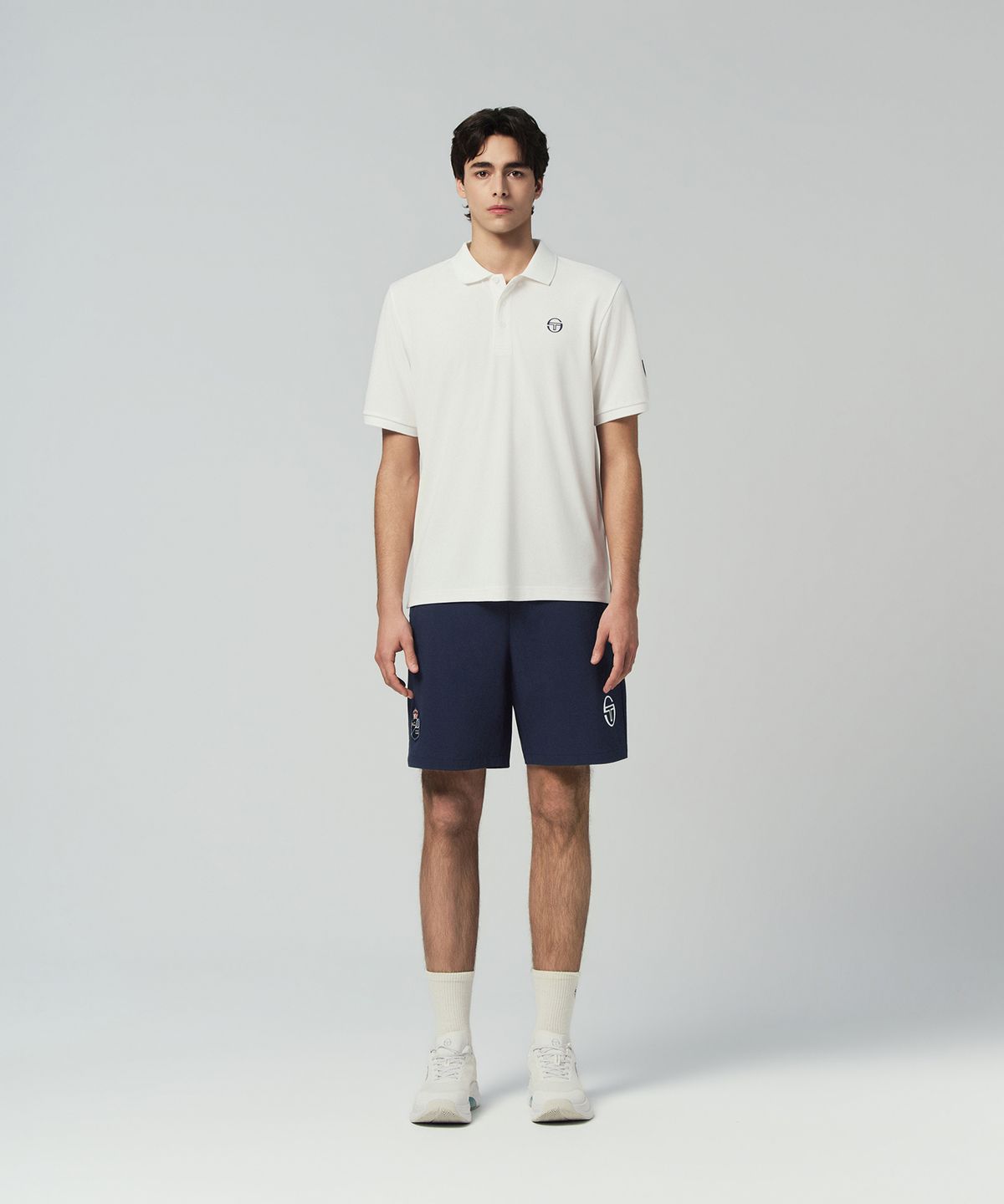 세르지오 타키니(SERGIO TACCHINI) M MC 더블스 반팔 폴로셔츠 (White)