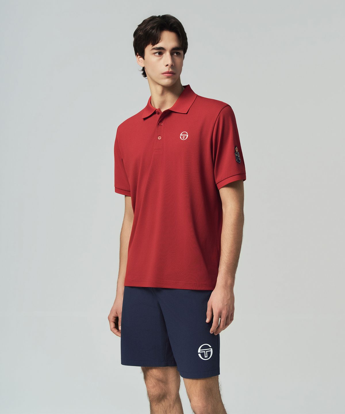 세르지오 타키니(SERGIO TACCHINI) M MC 더블스 반팔 폴로셔츠 (Red)