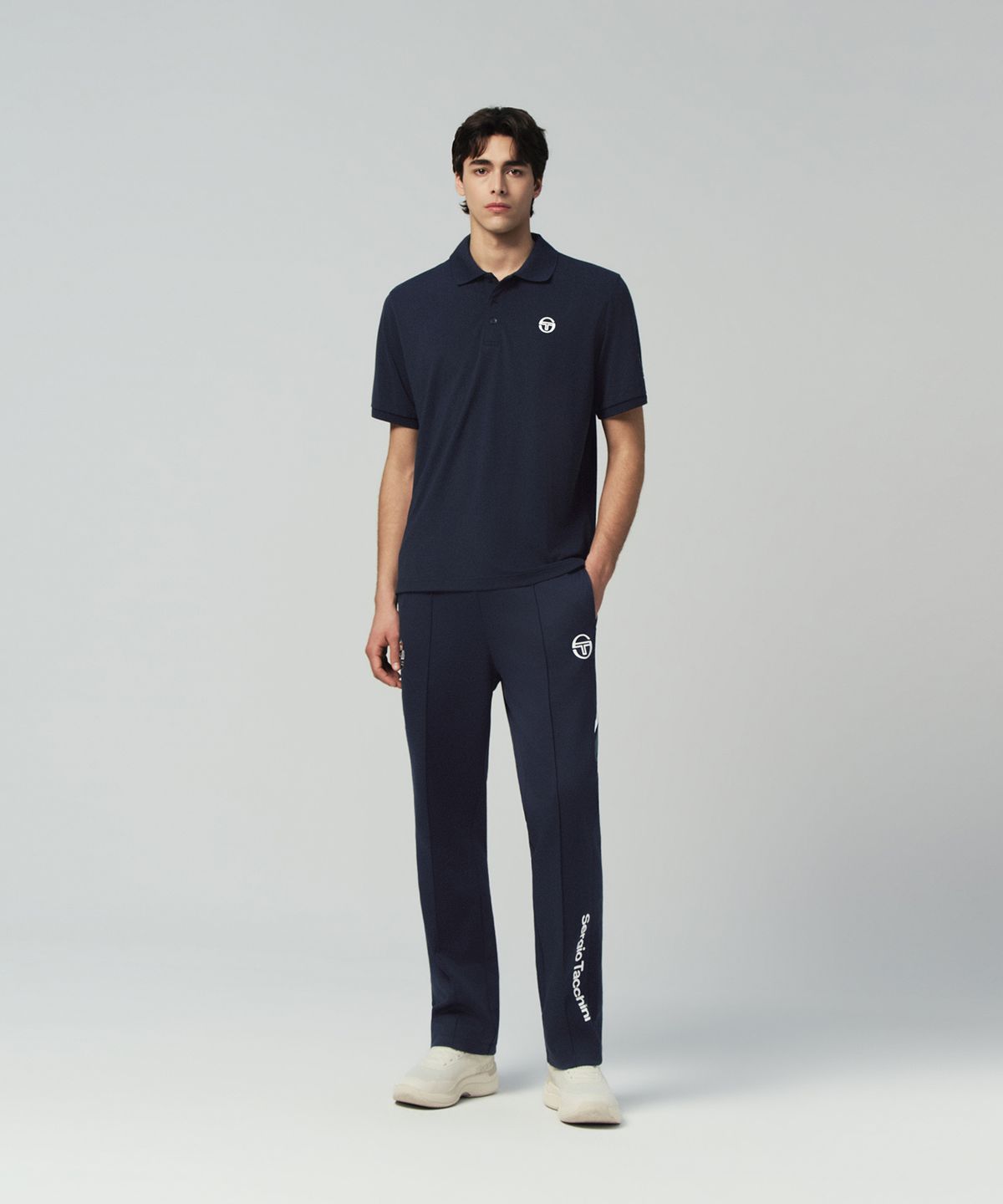 세르지오 타키니(SERGIO TACCHINI) M MC 더블스 반팔 폴로셔츠 (Navy)
