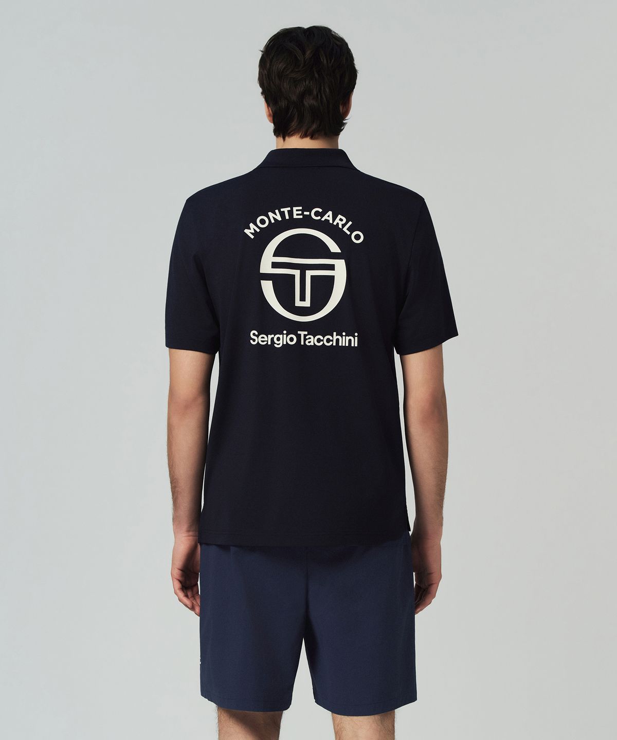 세르지오 타키니(SERGIO TACCHINI) M MC 앨리 스태프 반팔 폴로셔츠 (Navy)