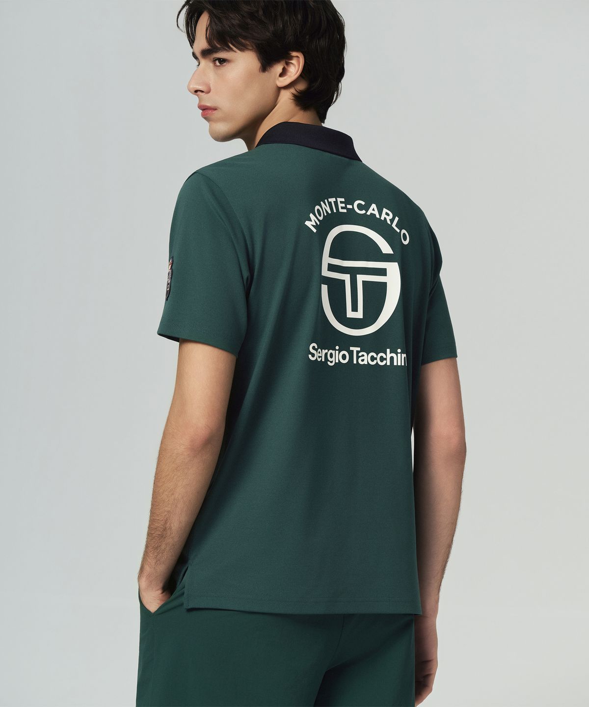 세르지오 타키니(SERGIO TACCHINI) M MC 앨리 스태프 반팔 폴로셔츠 (D.Green)