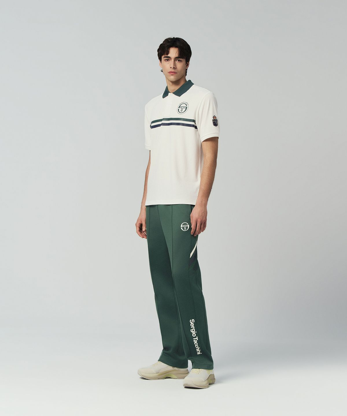 세르지오 타키니(SERGIO TACCHINI) M MC 컨티넨탈 스태프 반팔 폴로셔츠 (White)