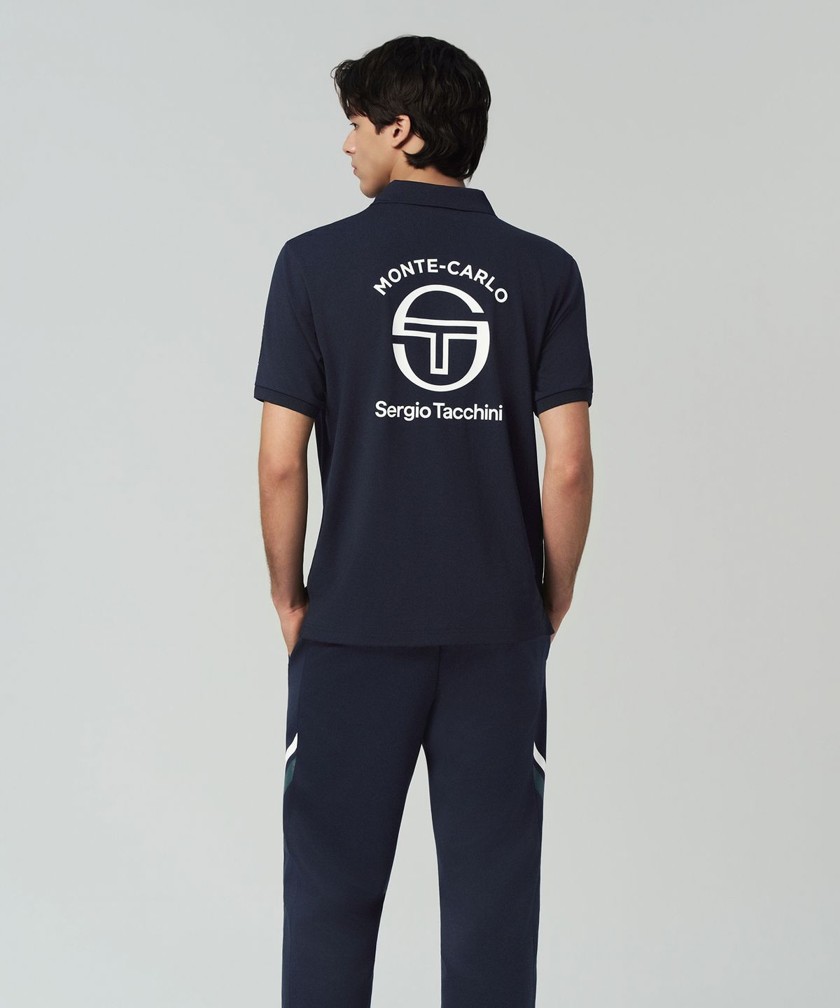 세르지오 타키니(SERGIO TACCHINI) M MC 컨티넨탈 스태프 반팔 폴로셔츠 (Navy)