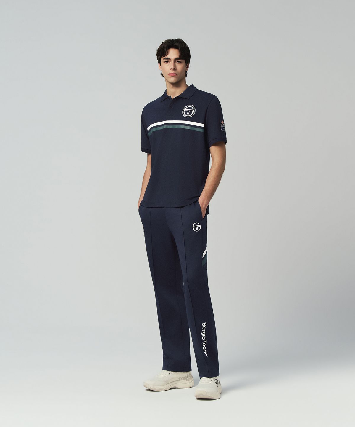 세르지오 타키니(SERGIO TACCHINI) M MC 컨티넨탈 스태프 반팔 폴로셔츠 (Navy)