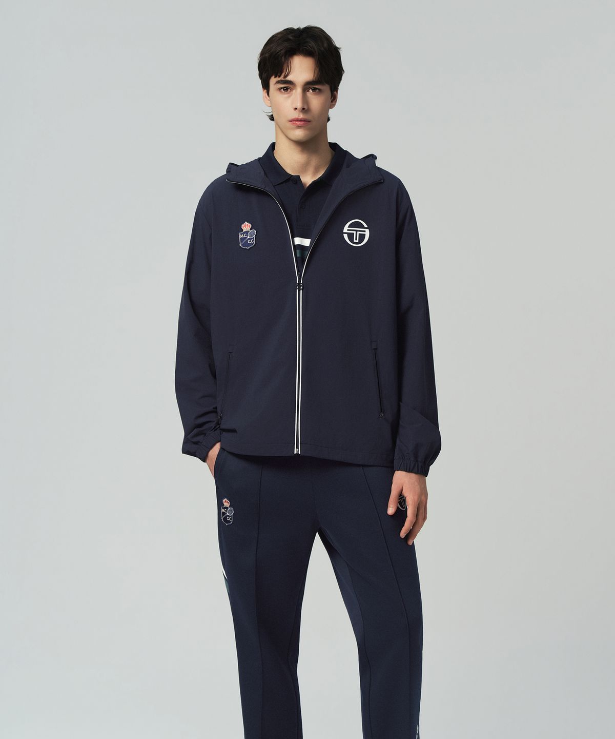 세르지오 타키니(SERGIO TACCHINI) M MC 탑스핀 스태프 자켓 (Navy)