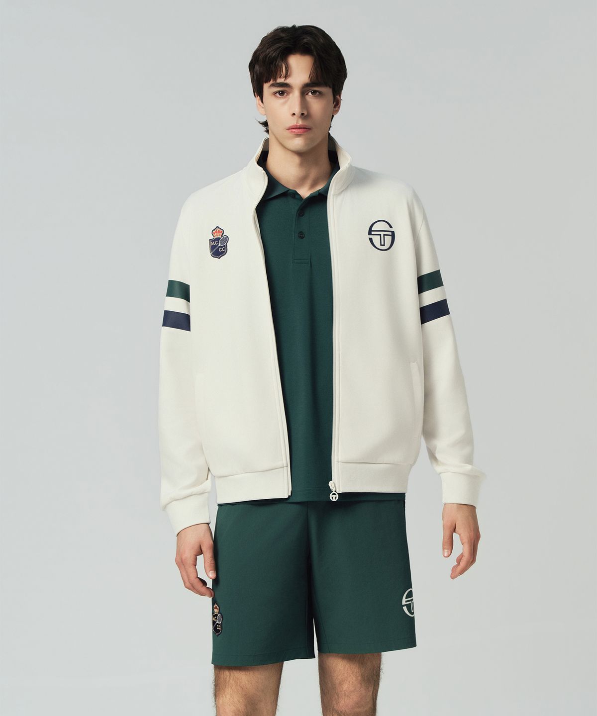 세르지오 타키니(SERGIO TACCHINI) M MC 스태프 트랙탑 (White)