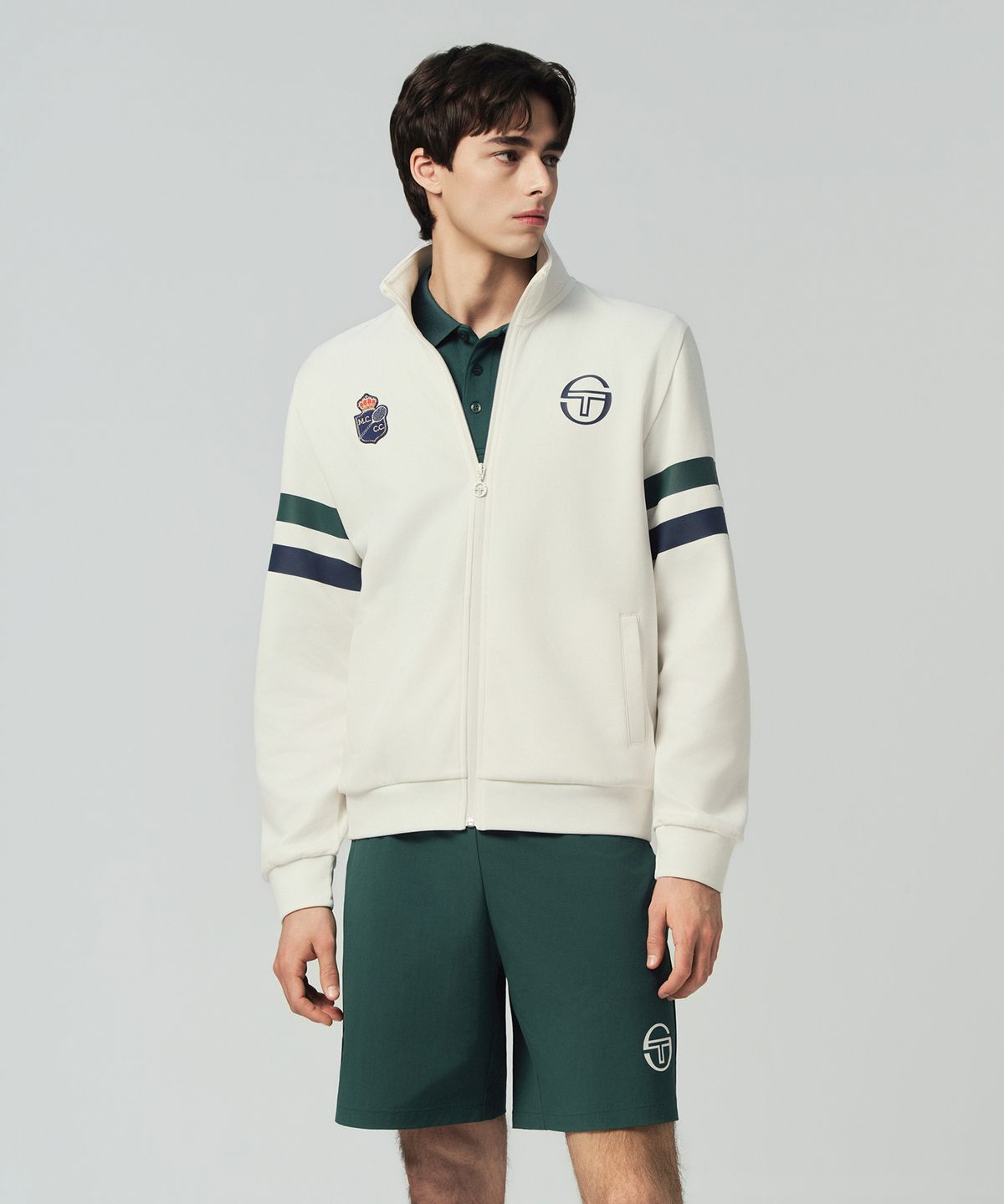 세르지오 타키니(SERGIO TACCHINI) M MC 스태프 트랙탑 (White)