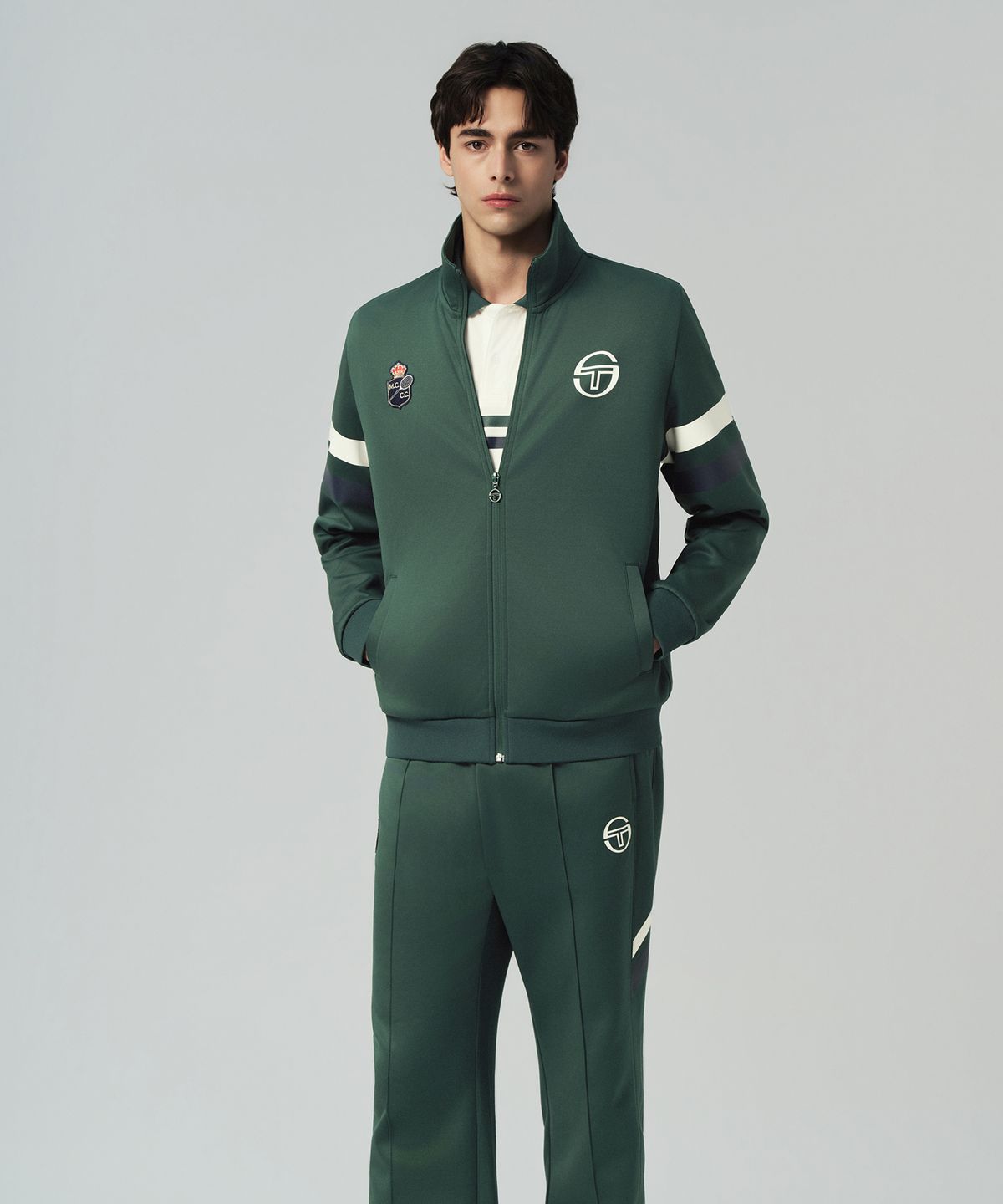 세르지오 타키니(SERGIO TACCHINI) M MC 스태프 트랙탑 (D.Green)