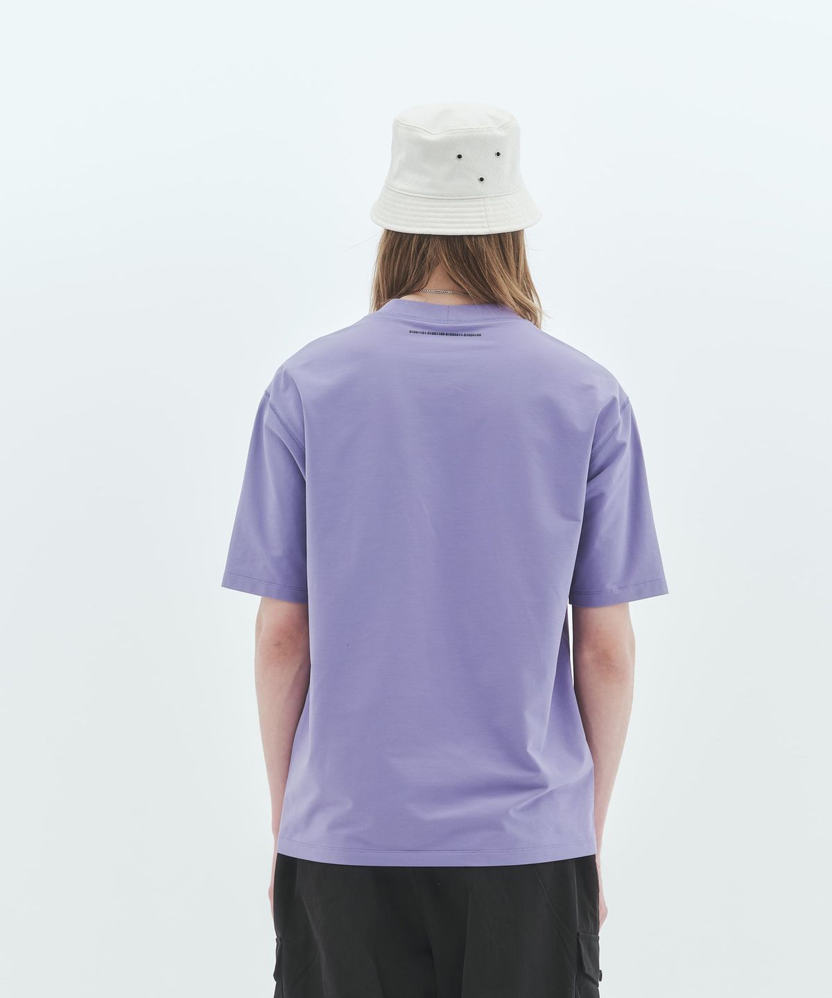 밀라코드(MILACODE) High-Neck Signature T-Shirt (VIOLET)