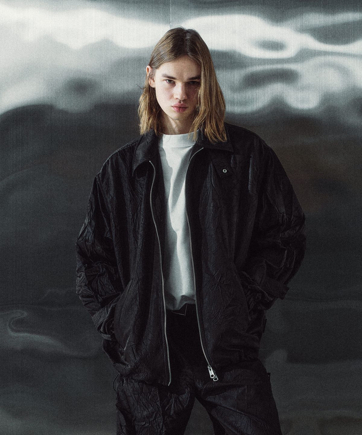 밀라코드(MILACODE) Wild Crease Jacket (DARK NAVY)