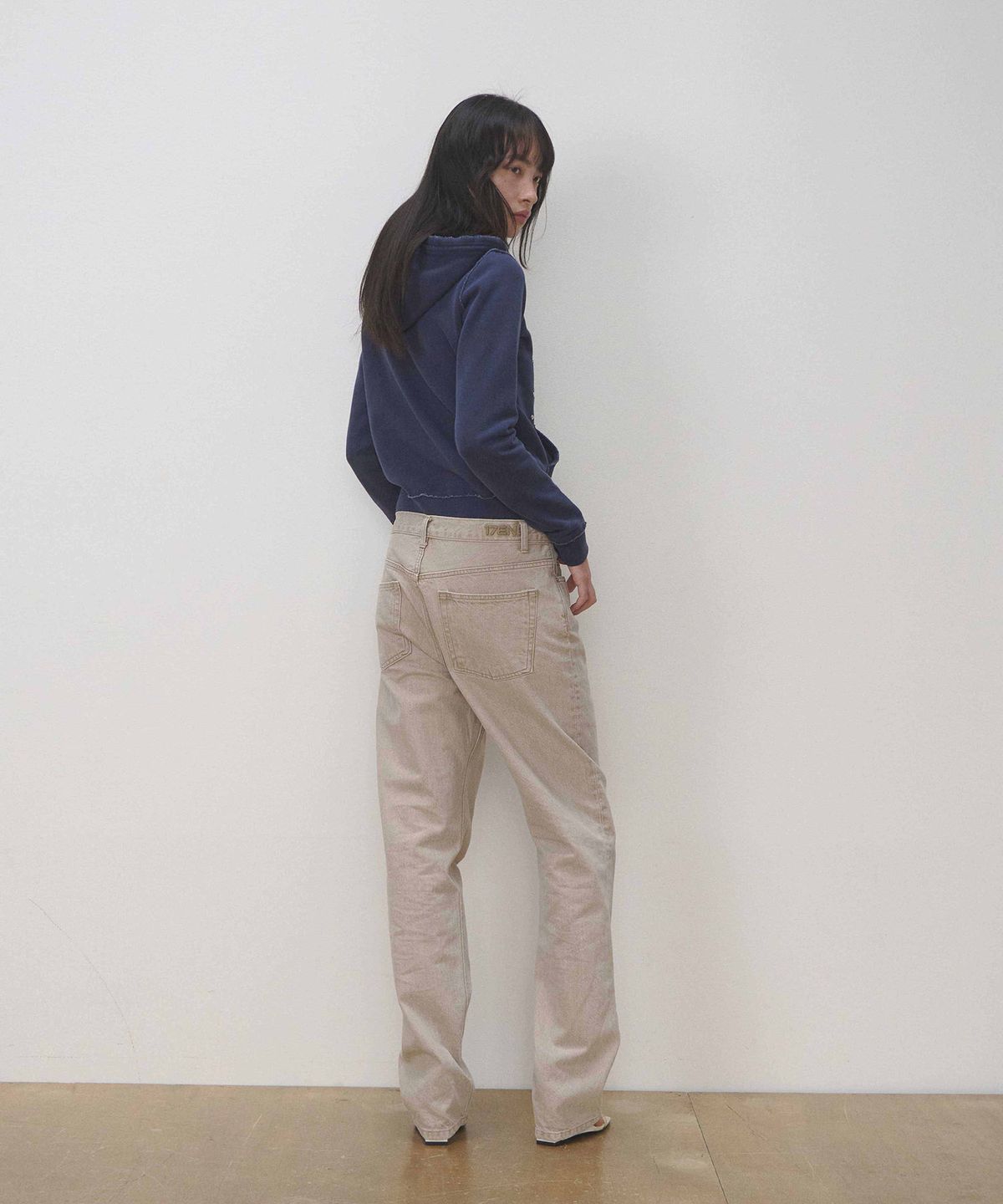 세븐틴엔드(17END) F 001 SAND BEIGE WASHED DENIM
