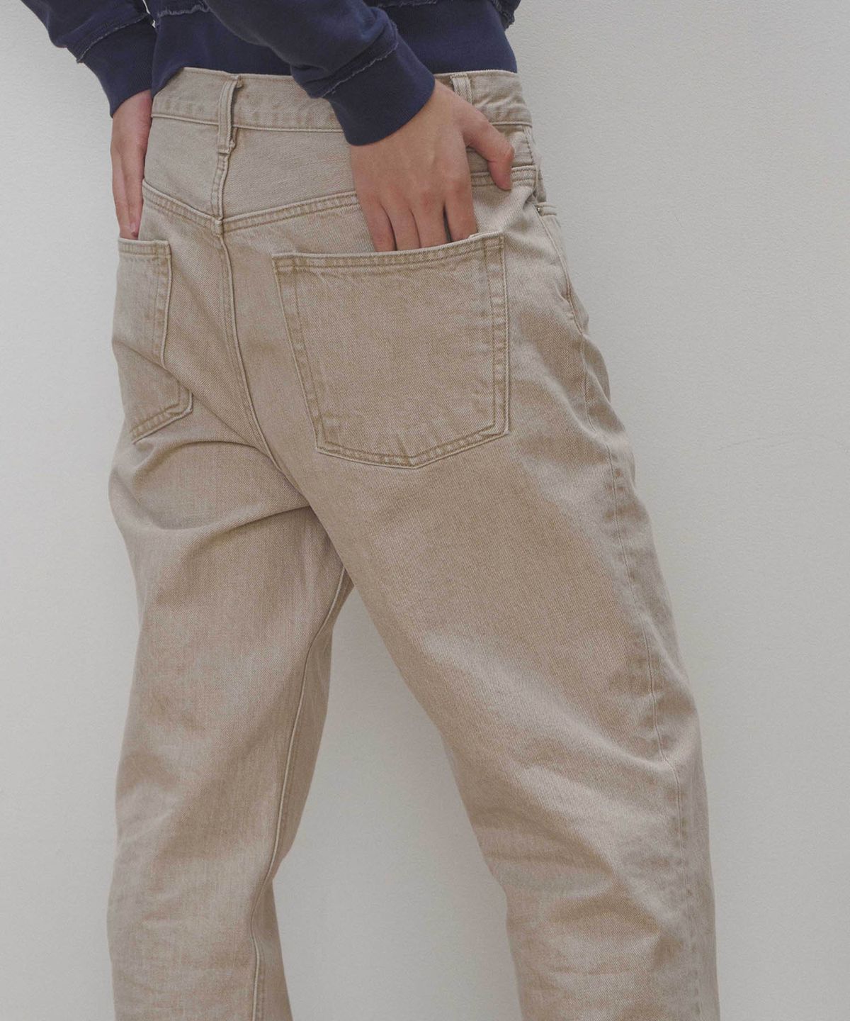 세븐틴엔드(17END) F 001 SAND BEIGE WASHED DENIM