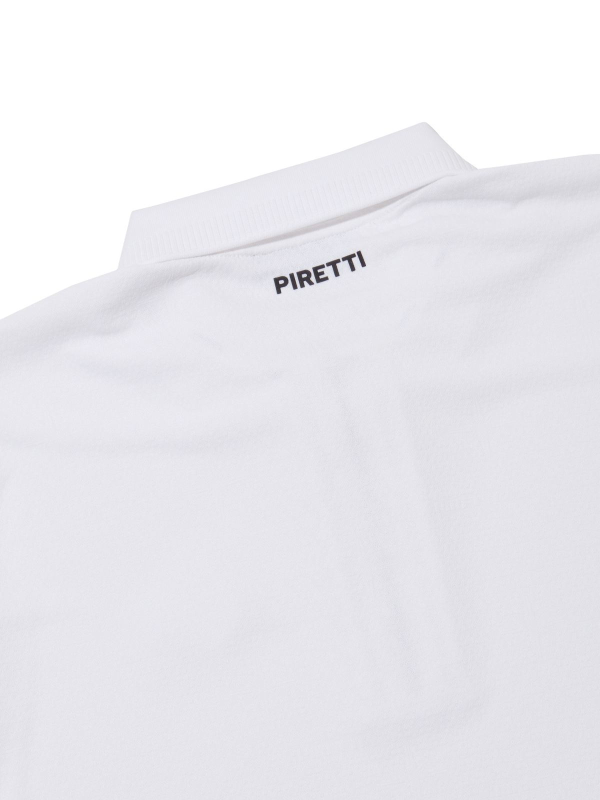 피레티(PIRETTI) 눈꽃 자카드 폴로 티셔츠 M_White