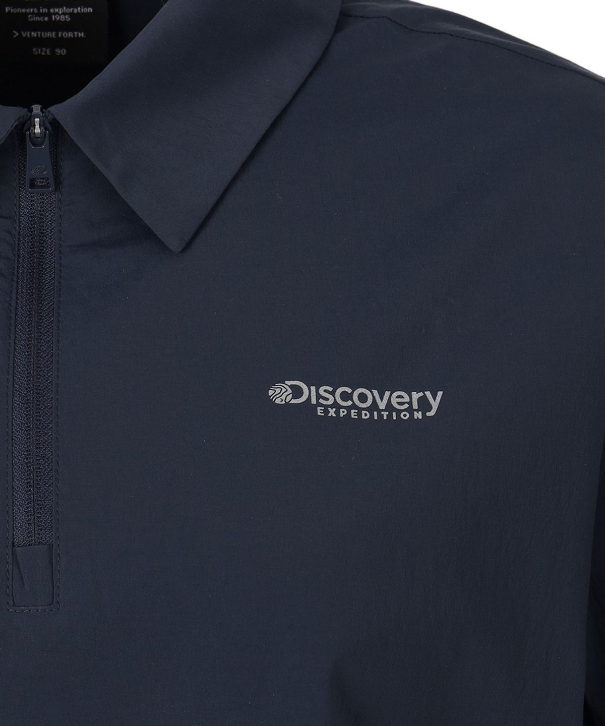 디스커버리 익스페디션(DISCOVERY EXPEDITION) 여성 프레시벤트 카라형 미니원피스 (D/NAVY)