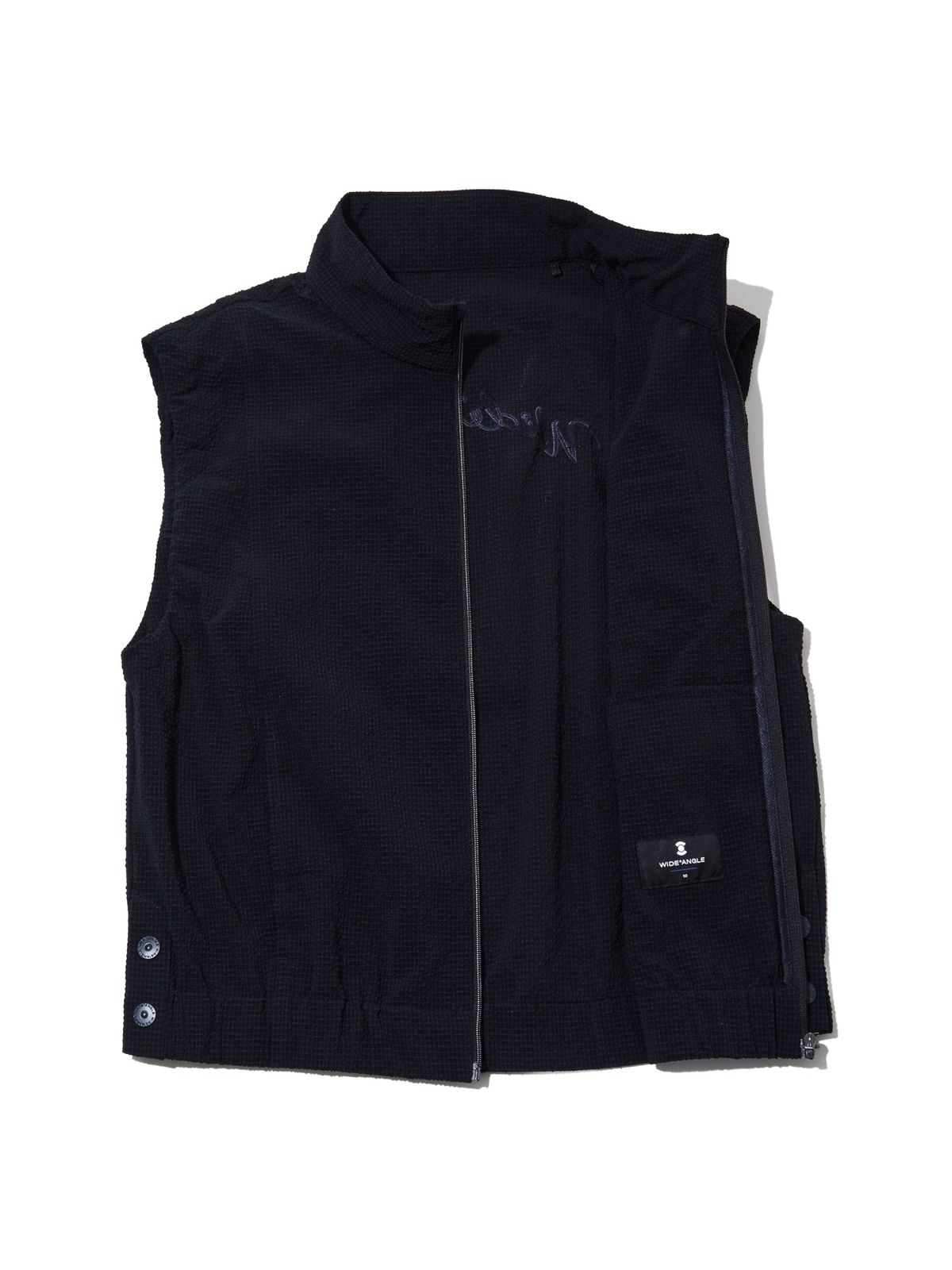 와이드앵글(WIDEANGLE) CO 콜드써커 풀오픈 베스트 L_Dark Navy
