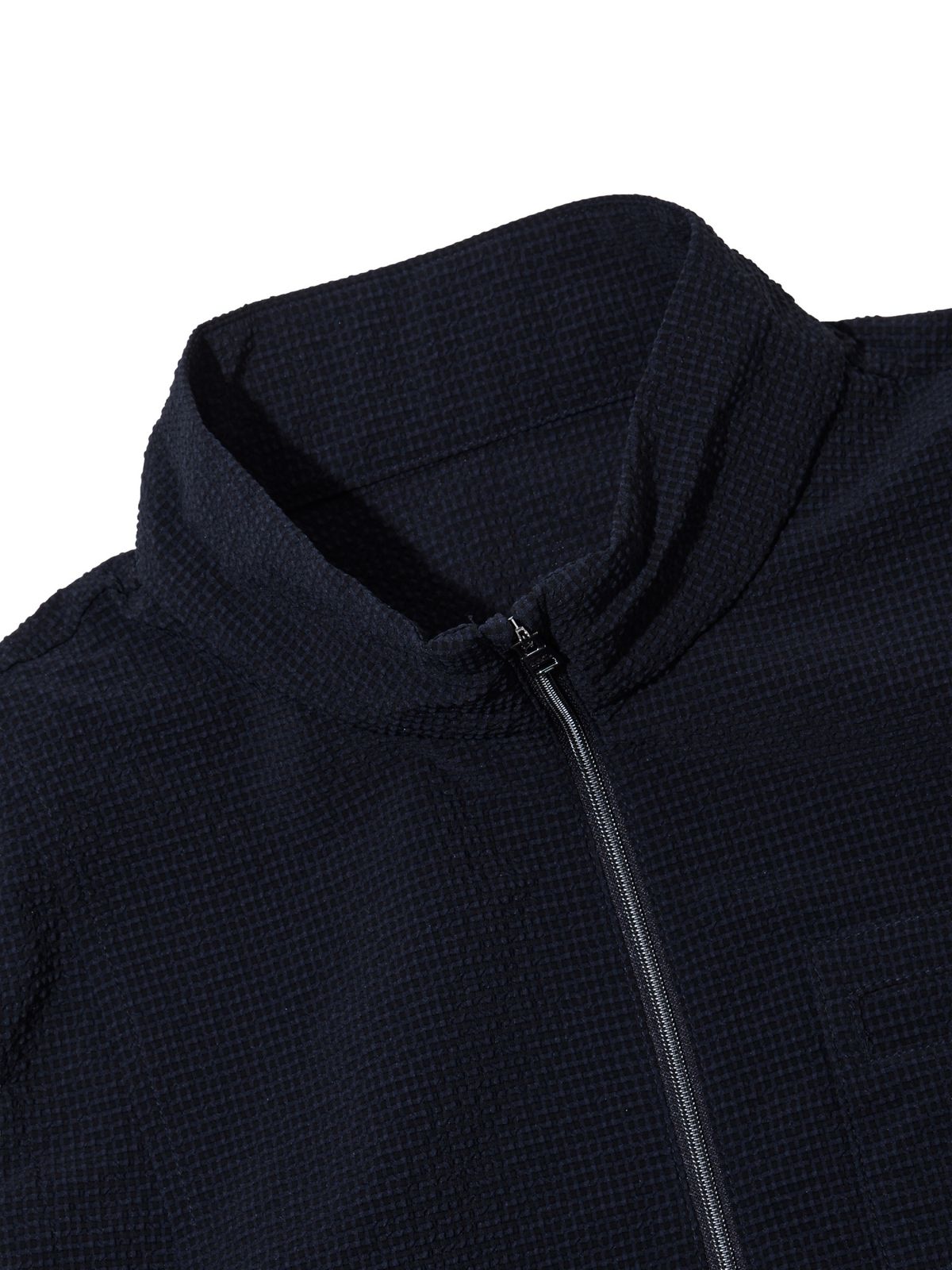 와이드앵글(WIDEANGLE) CO 콜드써커 풀오픈 베스트 L_Dark Navy