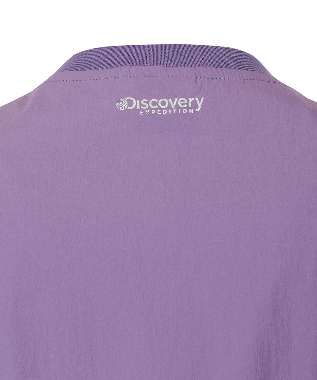 디스커버리 익스페디션(DISCOVERY EXPEDITION) 여성 프레시벤트 가슴포켓 우븐 반팔티셔츠 (VIOLET2)