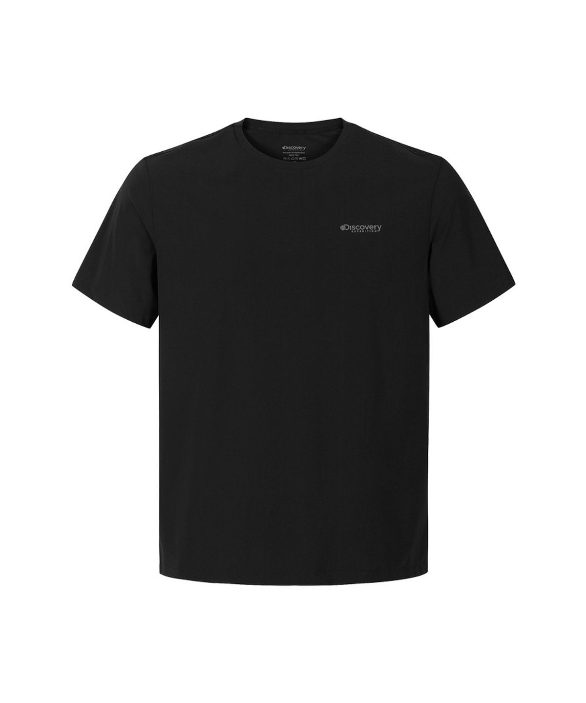 디스커버리 익스페디션(DISCOVERY EXPEDITION) 남성 기능성 러닝 티셔츠 (BLACK)