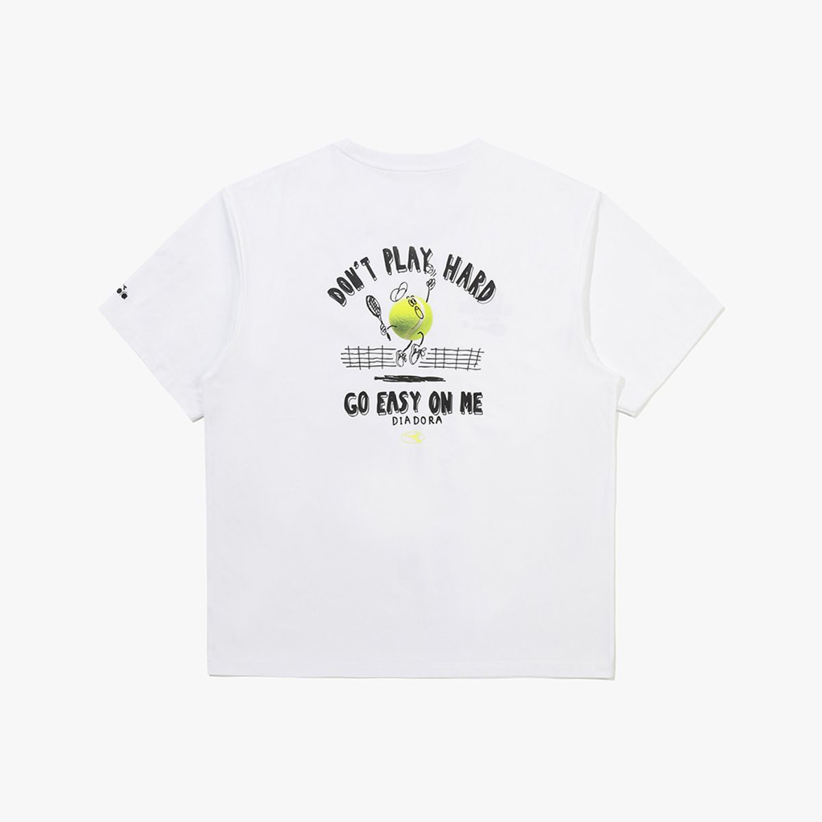 디아도라(diadora) 에어텍스 볼 버디 반팔 티셔츠 OFF WHITE