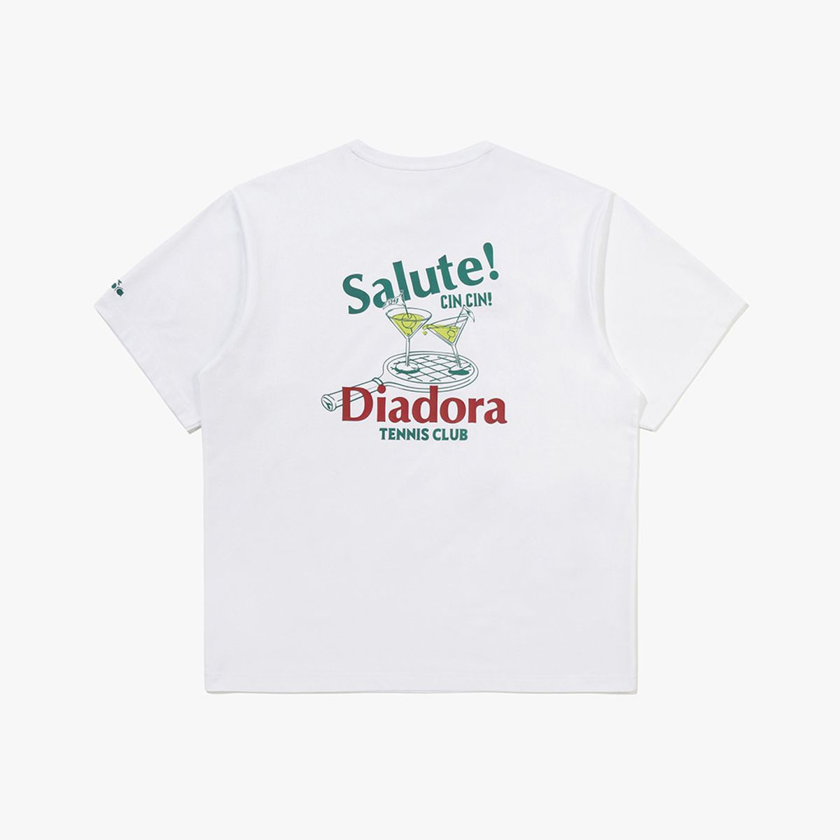 디아도라(diadora) 에어텍스 살루테 반팔 티셔츠 OFF WHITE