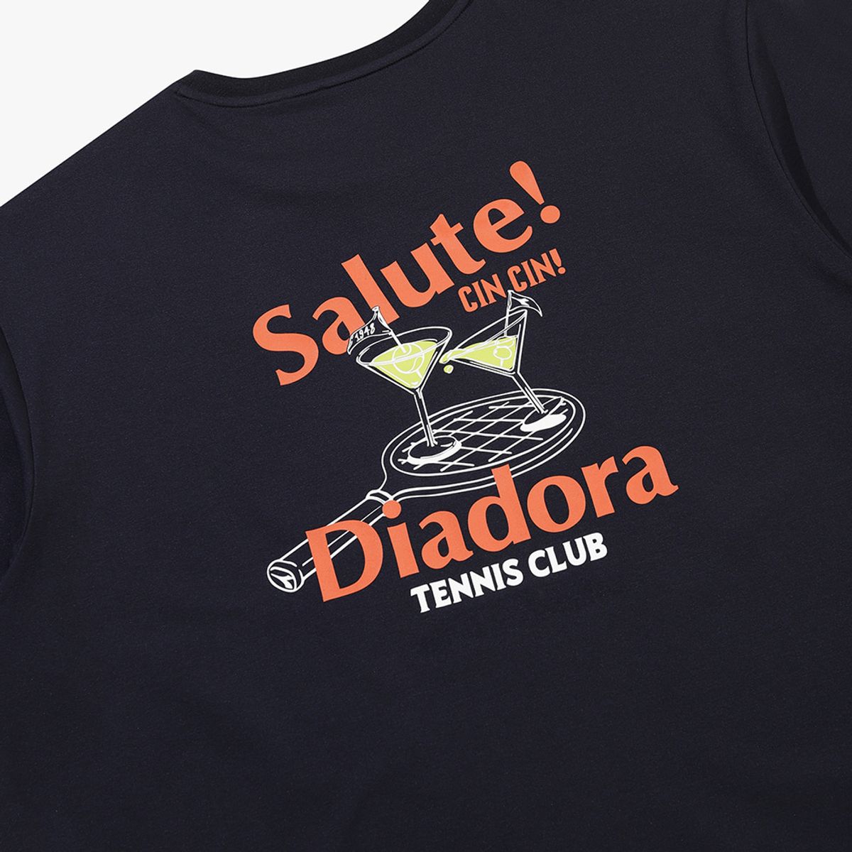 디아도라(diadora) 에어텍스 살루테 반팔 티셔츠 NAVY