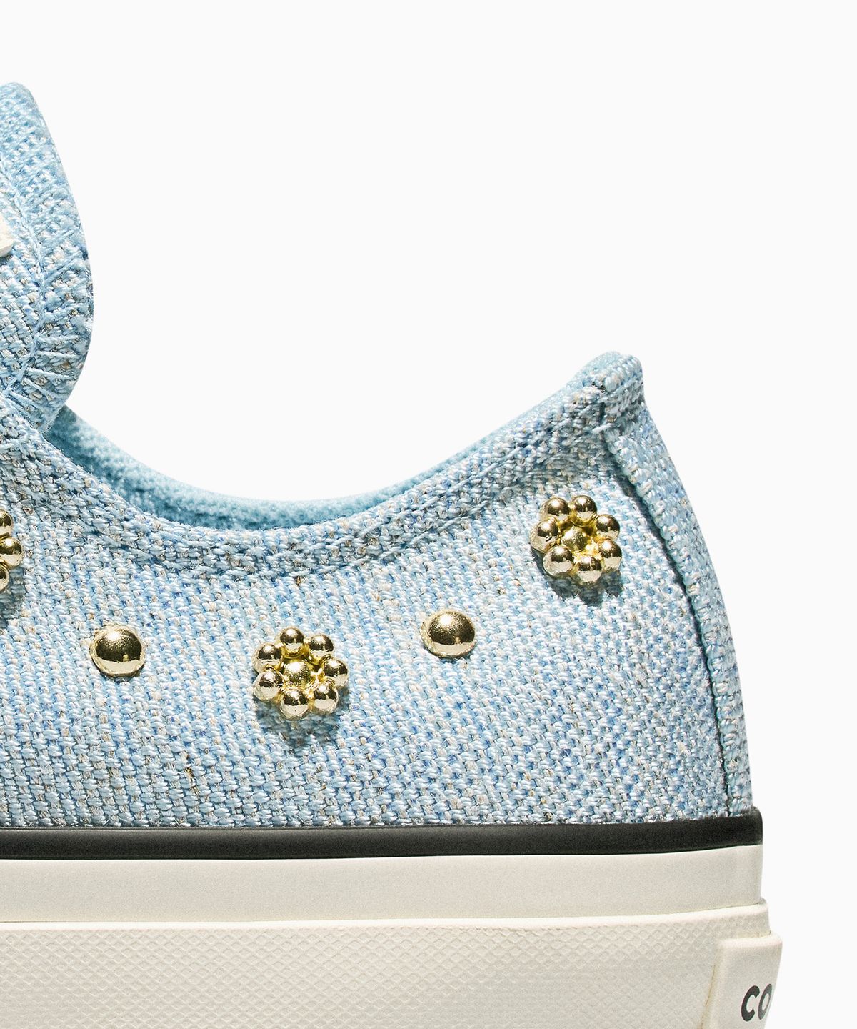 컨버스(CONVERSE) 척테일러 올스타 리프트 헤더드 글램 클리어 스카이즈 A17596C