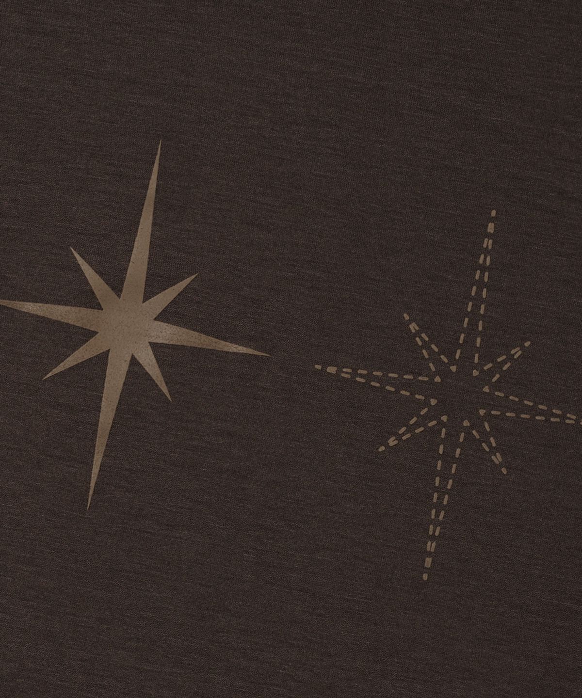 르렌느(LERENNE) Layered Sleeve T-Shirt - Brown