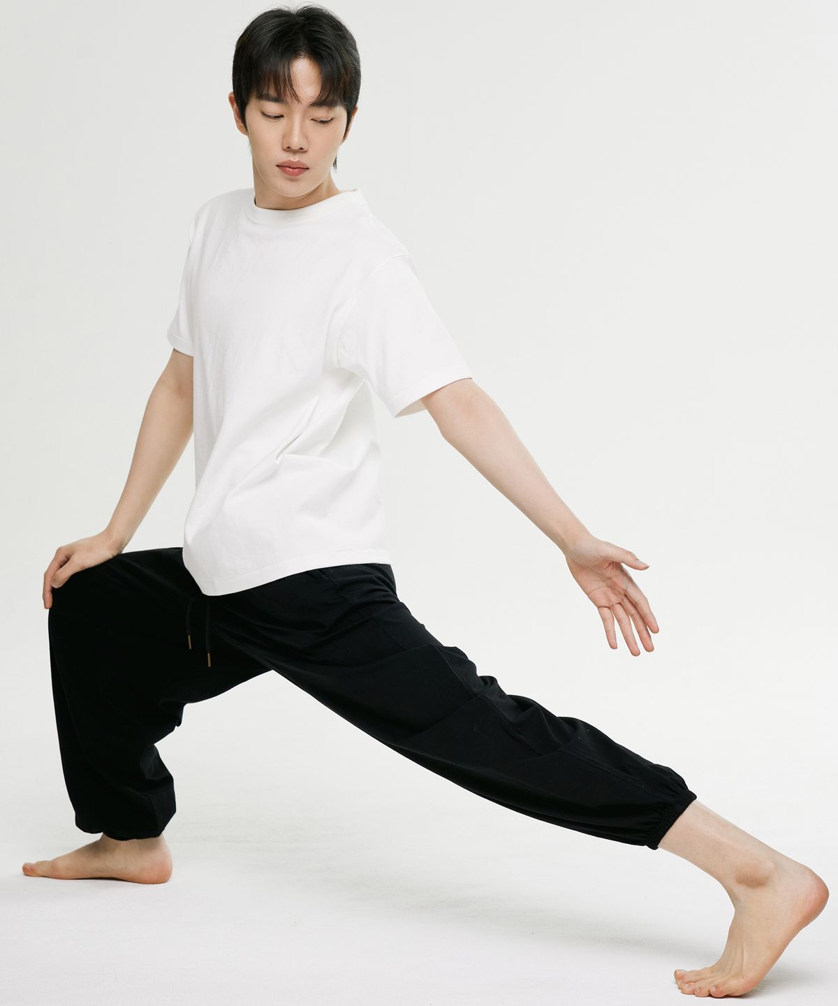 메이플라워(MAY FLOWER) 우붓 블랙 하렘 남성 요가 외출복 실내복 바지
