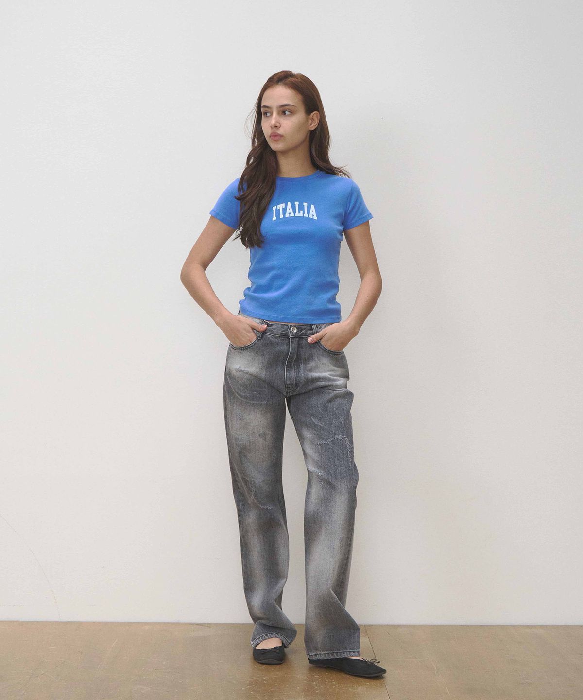 세븐틴엔드(17END) F 013 EASY JEANS GRY