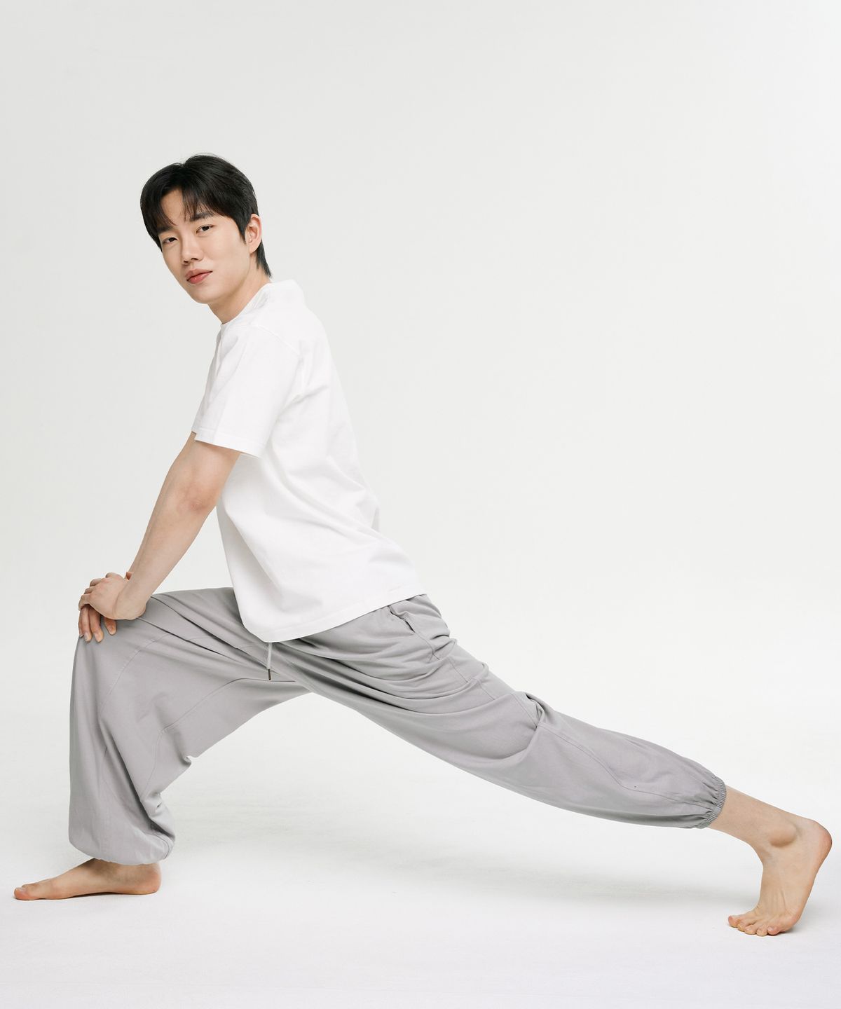 메이플라워(MAY FLOWER) 우붓 그레이 하렘 남성 요가 외출복 실내복 바지