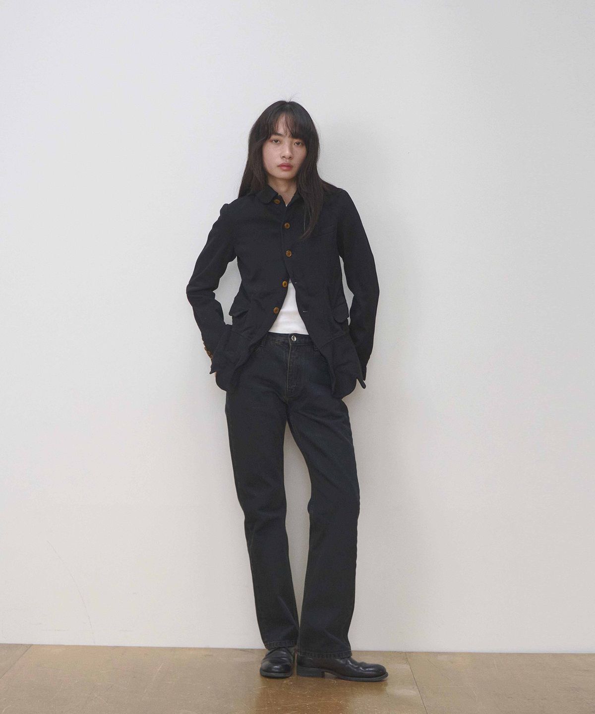 세븐틴엔드(17END) F 013 EASY JEANS BK BRN