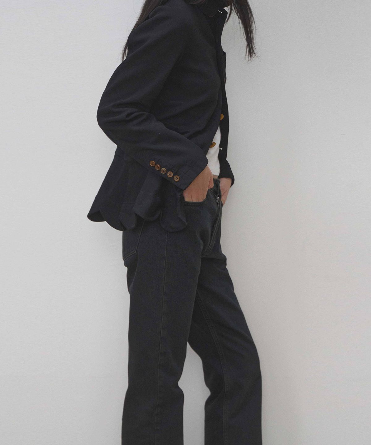 세븐틴엔드(17END) F 013 EASY JEANS BK BRN
