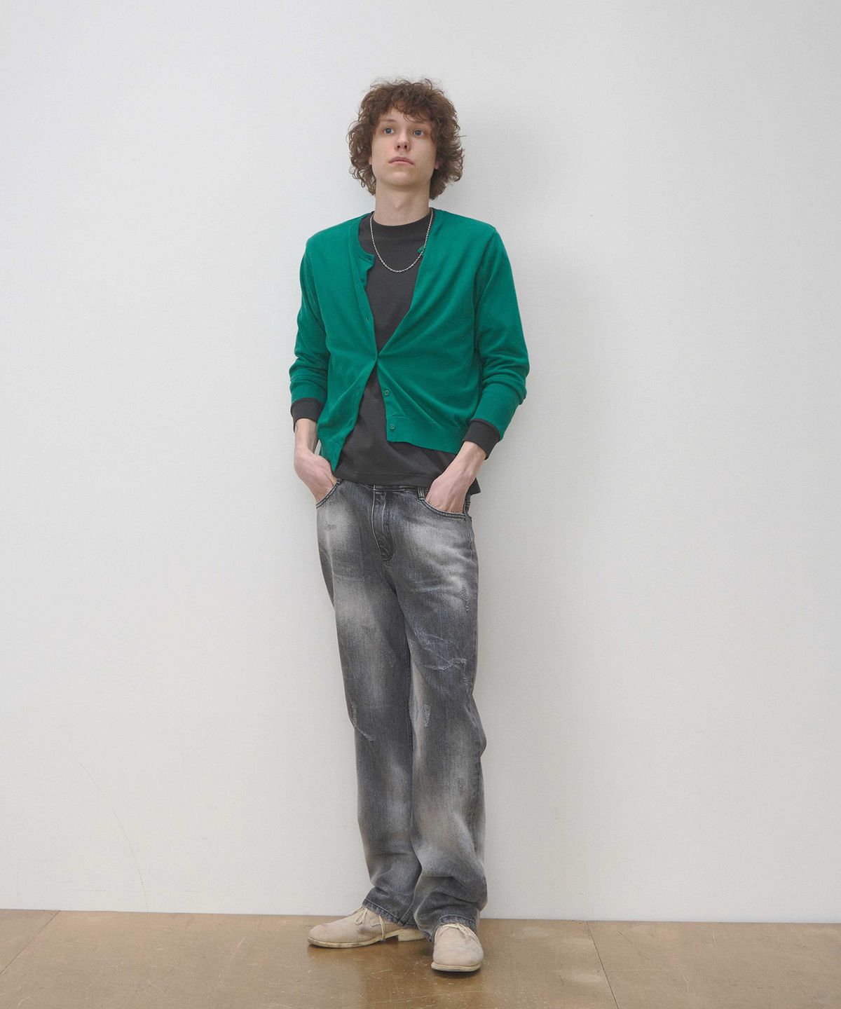 세븐틴엔드(17END) M 013 EASY JEANS GRY