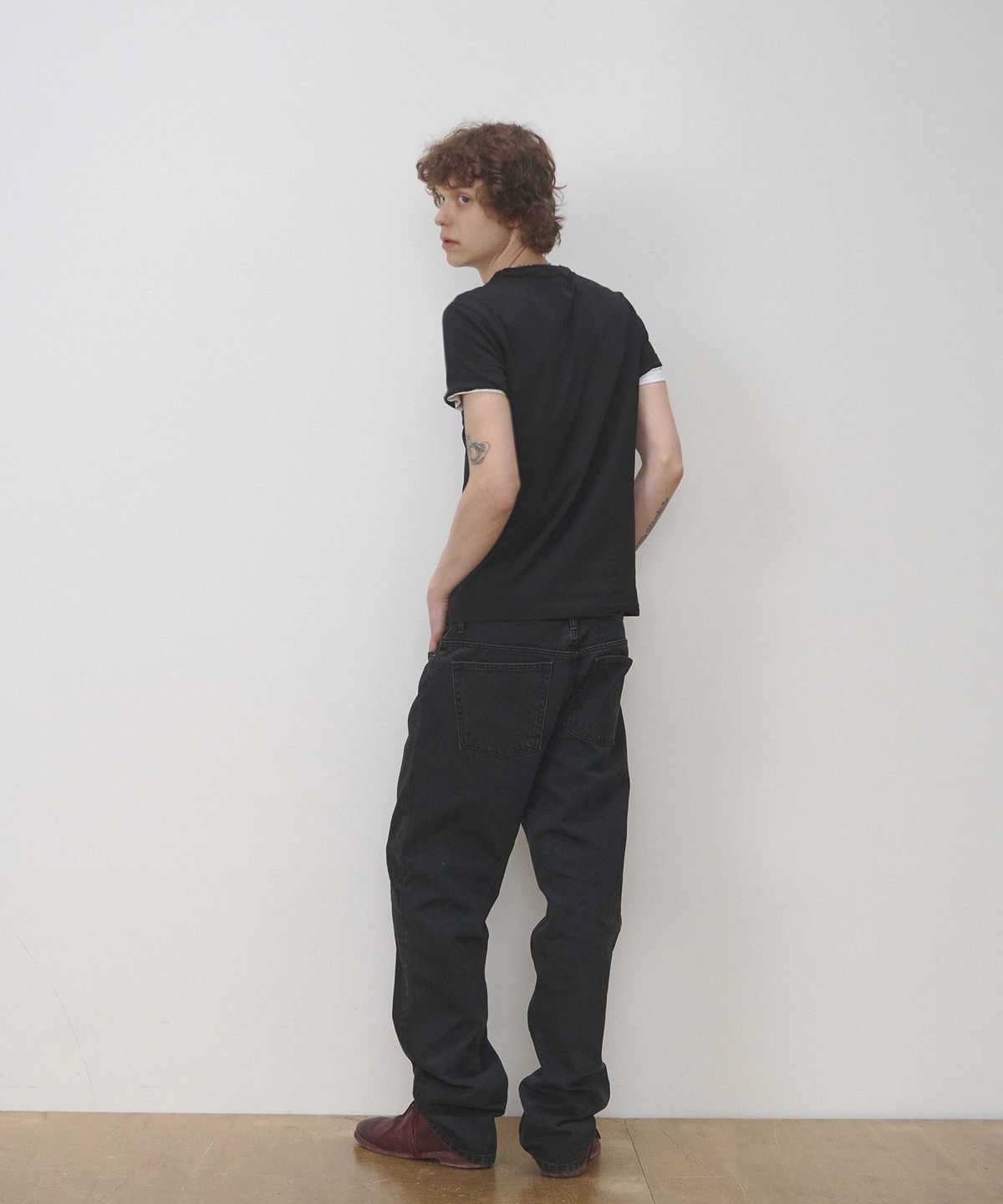 세븐틴엔드(17END) M 013 EASY JEANS BK BRN